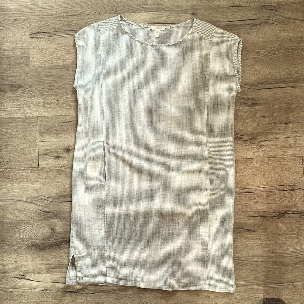 Eileen Fisher Linen Dress Petite with Pockets